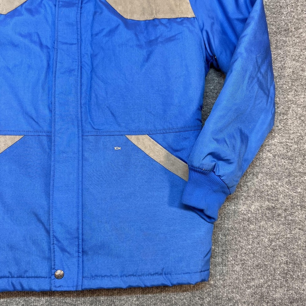 10X Jacket Mens Large Blue Thinsulate Insulated Bomber Shooting Hunting Outdoor - Picture 4 of 11